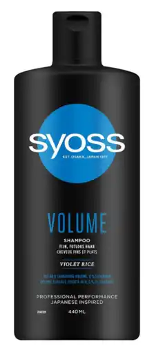 De Online Drogist Syoss volume shampoo 440ml aanbieding