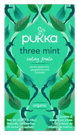 De Online Drogist Pukka three mint thee 20zk aanbieding