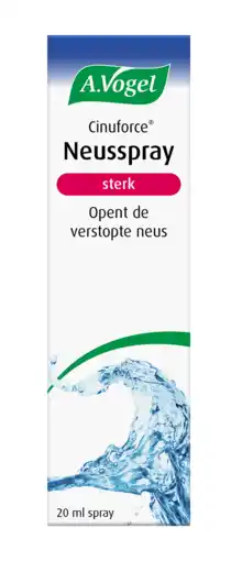 De Online Drogist A.vogel cinuforce neusspray sterk 20ml aanbieding