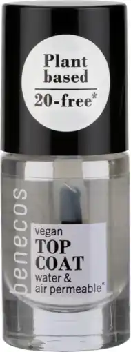 De Online Drogist Benecos nagellak crystal top coat 5ml aanbieding