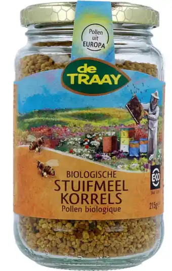 De Online Drogist De traay biologische stuifmeelkorrels 215gr aanbieding