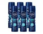 De Online Drogist Nivea men dry fresh deodorant spray voordeelverpakking 6x150ml aanbieding
