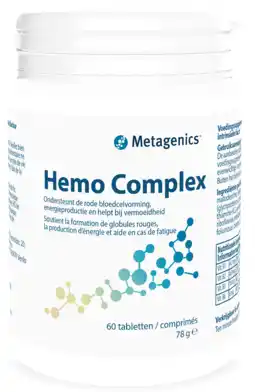 De Online Drogist Metagenics hemo complex tabletten 60tb aanbieding