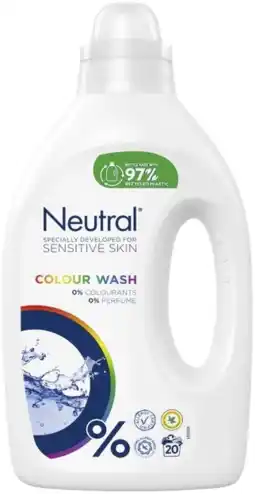 De Online Drogist Neutral vloeibaar wasmiddel kleur 1lt aanbieding