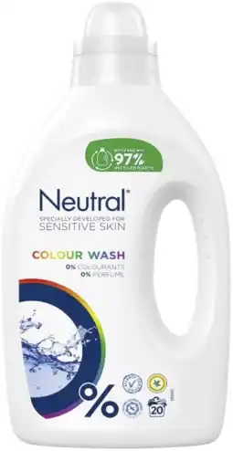 De Online Drogist Neutral vloeibaar wasmiddel kleur 1lt aanbieding