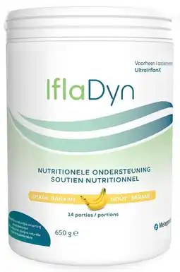 De Online Drogist Metagenics ifladyn nutritionele ondersteuning poeder - banaan 650gr aanbieding