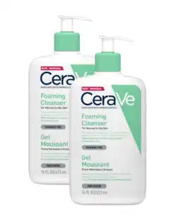 De Online Drogist Cerave schuimende reinigingsgel multi 2x473ml aanbieding