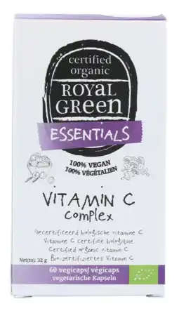 De Online Drogist Royal green vitamine c complex capsules 60cp aanbieding