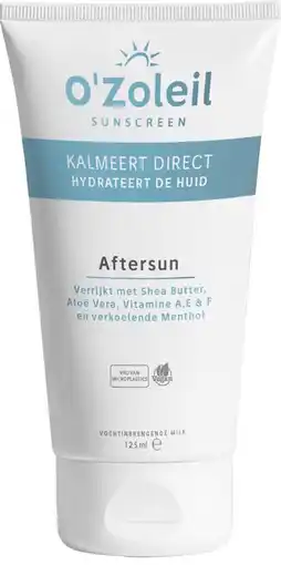 De Online Drogist O'zoleil aftersun melk 125ml aanbieding