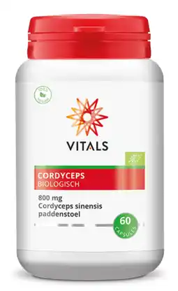 De Online Drogist Vitals cordyceps biologisch capsules 60cp aanbieding