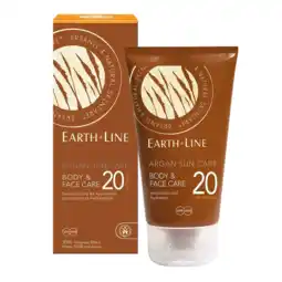De Online Drogist Earth line argan sun care body & face factor 20 150ml aanbieding