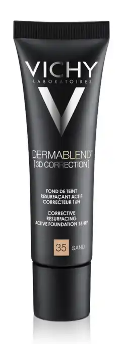 De Online Drogist Vichy dermablend 3d correctie foundation nr35 - voor een vette en onzuivere huid 30ml aanbieding