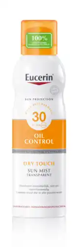 De Online Drogist Eucerin sun oil control mist transparent dry touch spf 30 200ml aanbieding