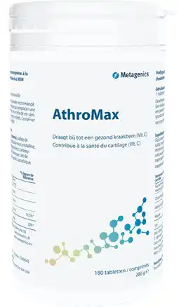 De Online Drogist Metagenics arthromax tabletten 180tb aanbieding