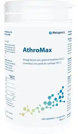 De Online Drogist Metagenics arthromax tabletten 180tb aanbieding