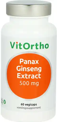 De Online Drogist Vitortho panax ginseng extract vegicaps 60vcp aanbieding