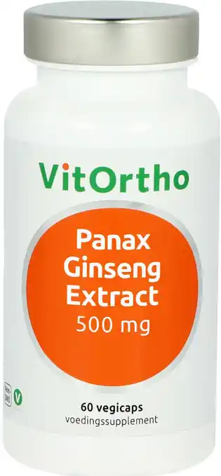 De Online Drogist Vitortho panax ginseng extract vegicaps 60vcp aanbieding