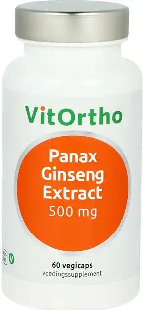 De Online Drogist Vitortho panax ginseng extract vegicaps 60vcp aanbieding