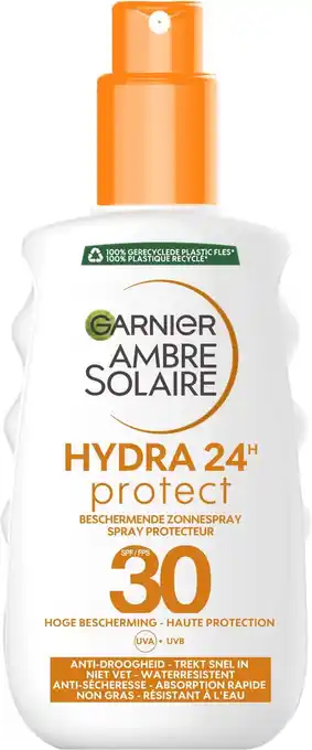 De Online Drogist Garnier ambre solaire hydraterende zonnespray spf30 200ml aanbieding