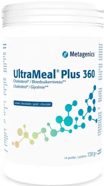 De Online Drogist Metagenics ultrameal plus 360 vanille poeder 728gr aanbieding