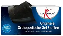 De Online Drogist Lucovitaal originele orthopedische gel sloffen 40-41 zwart 1pr aanbieding