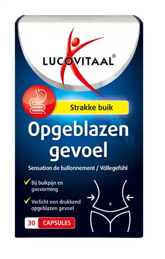 De Online Drogist Lucovitaal opgeblazen gevoel 30cp aanbieding