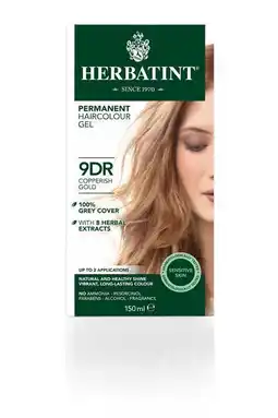 De Online Drogist Herbatint haarverf gel 9dr copperish gold 150ml aanbieding