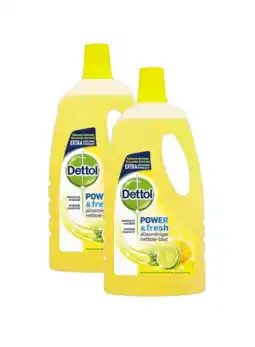 De Online Drogist Dettol allesreiniger citroen & limoen duo 2x1000ml aanbieding