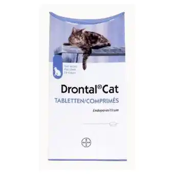 De Online Drogist Drontal kat klein ontwormtabletten 2st aanbieding