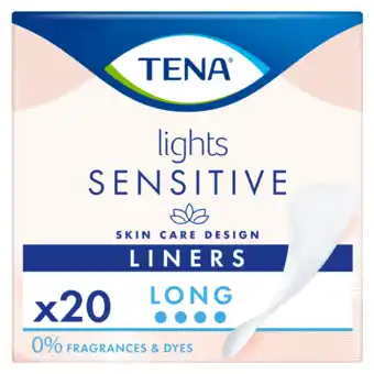 De Online Drogist Tena lights inlegkruisjes long gevoelige huid 20st aanbieding