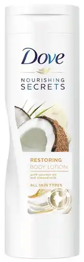 De Online Drogist Dove nourishing secrets restoring body lotion 250ml aanbieding