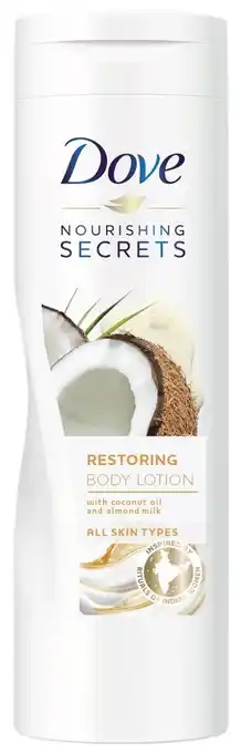 De Online Drogist Dove nourishing secrets restoring body lotion 250ml aanbieding
