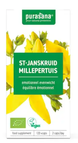 De Online Drogist Purasana sint-janskruid capsules 120vcp aanbieding