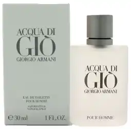 De Online Drogist Giorgio armani acqua di gio pour homme eau de toilette 30ml aanbieding