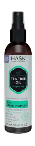 De Online Drogist Hask teatree oil & rosemary 5in1 leave in spray 175ml aanbieding