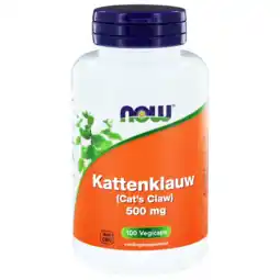 De Online Drogist Now kattenklauw 500mg capsules 100st aanbieding