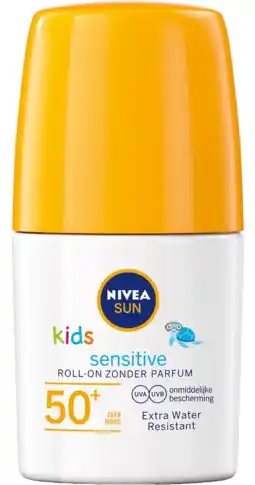 De Online Drogist Nivea sun kids protect & sensitive roll-on spf50+ 50ml aanbieding