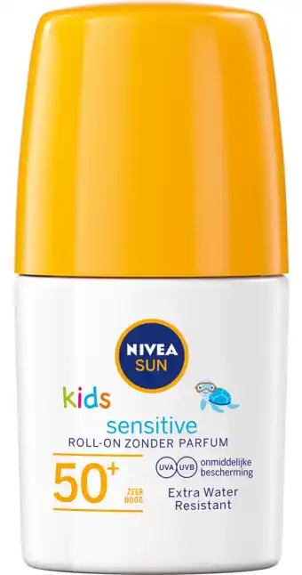 De Online Drogist Nivea sun kids protect & sensitive roll-on spf50+ 50ml aanbieding