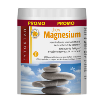De Online Drogist Fytostar chew magnesium kauwtabletten 120ktb aanbieding