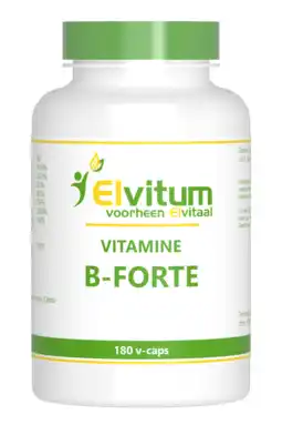 De Online Drogist Elvitum vitamine b-forte gistvrij vegicaps 180vcp aanbieding