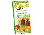 De Online Drogist Cereal chocolade tablet hazelnoot 80gr aanbieding