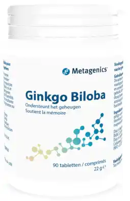 De Online Drogist Metagenics ginkgo biloba tabletten 90tb aanbieding