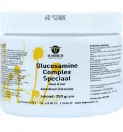 De Online Drogist De groene os glucosamine complex speciaal - hond & kat 250gr aanbieding