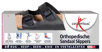 De Online Drogist Lucovitaal orthopedische sandaal slippers maat 37 1pr aanbieding