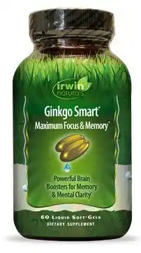 De Online Drogist Irwin naturals ginkgo smart soft gel capsules 60st aanbieding