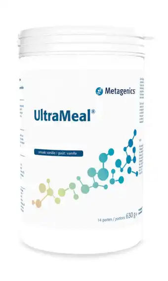 De Online Drogist Metagenics ultrameal vanille poeder 630gr aanbieding