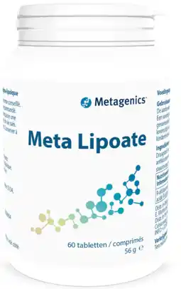 De Online Drogist Metagenics meta lipoate tabletten 60tb aanbieding