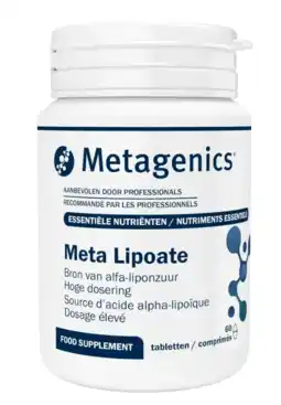 De Online Drogist Metagenics meta lipoate tabletten 60tb aanbieding