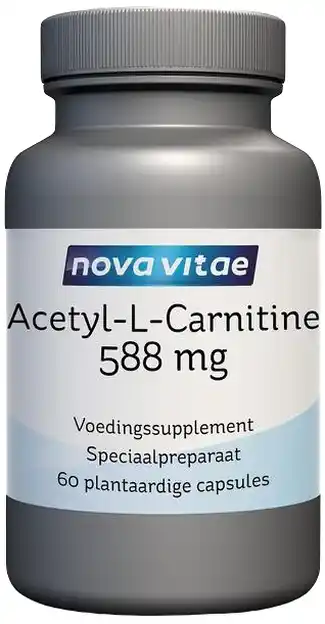De Online Drogist Nova vitae acetyl-l-carnitine 588mg capsules 60cp aanbieding
