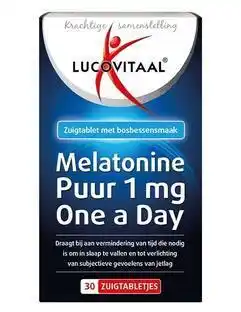 De Online Drogist Lucovitaal melatonine puur 1mg zuigtabletten 30tb aanbieding